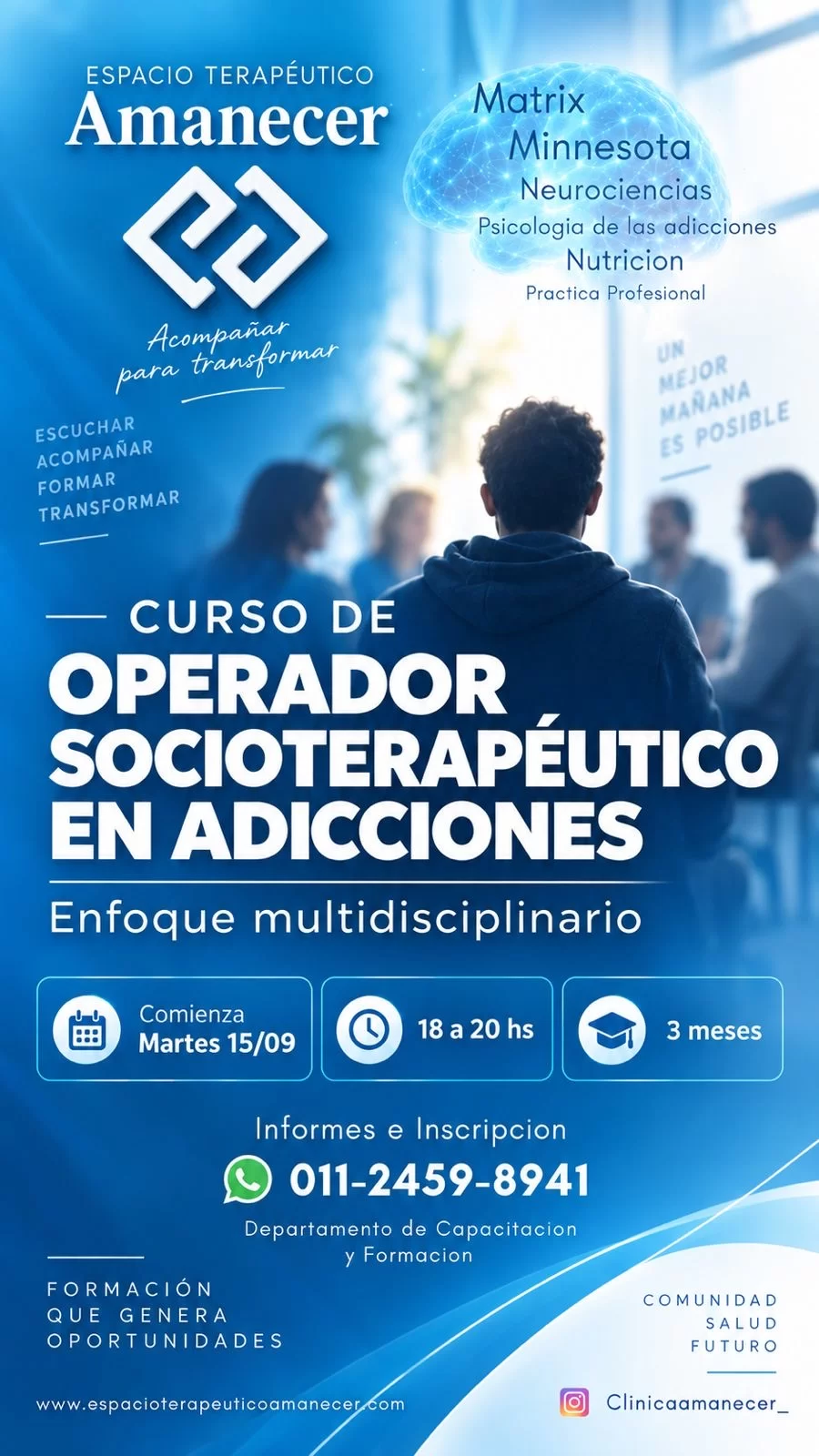 Curso de Operador Socioterapéutico en Adicciones